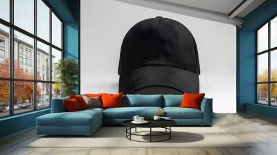 Blank Cap mockup with isolated background Wall mural