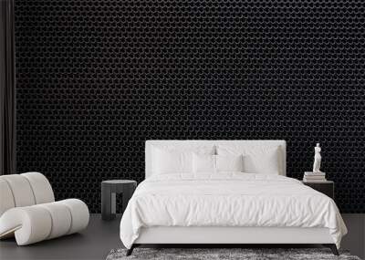 horizontal trellised black background Wall mural