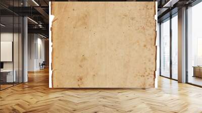 Paper texture, Paper Fold, Fold paper, texture,old parchment paper sheet vintage aged or texture isolated on white background., wood, material png Wall mural