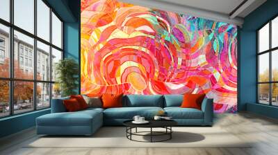 abstract watercolor background Wall mural