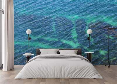 Photos of magnificent blue water Wall mural