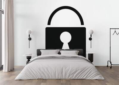 lock and key Wall mural