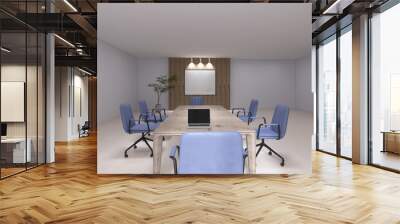 Conference hall 3d render, 3d illustration Wall mural