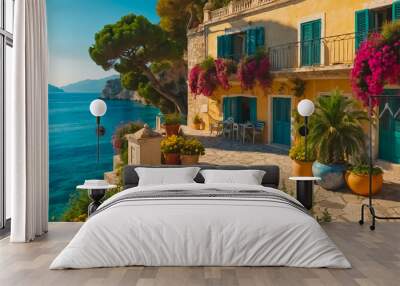 Corfu island Greece amazing architecture Wall mural