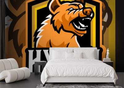 Hyena Esport logo Wall mural