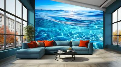 water surface background Wall mural