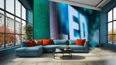 Bright colored light LED smd screen Wall mural