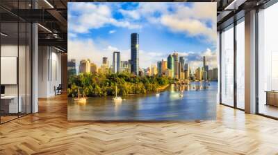 BNE CBD Cliffs 40mm pan Wall mural