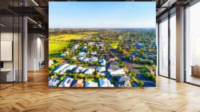 D Dubbo town south to CBD plains Wall mural