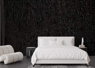 Black Wood Ebony Texture Wall mural