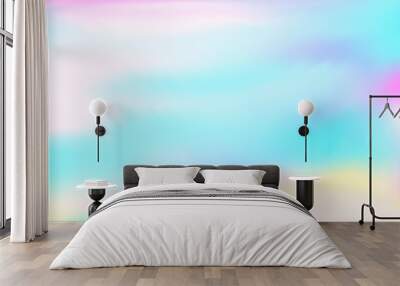 Iridescent Holographic Foil Wall mural