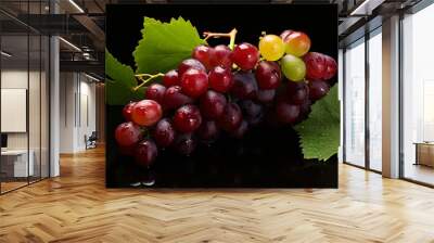 Fresh red grapes fruit Wall mural