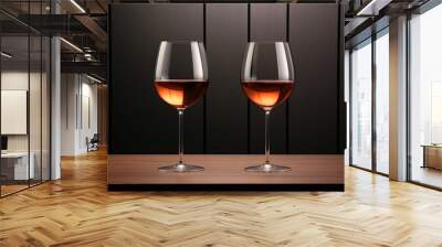 premium and expensive wine glasses Wall mural