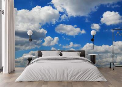 Clouds in the sky Wall mural