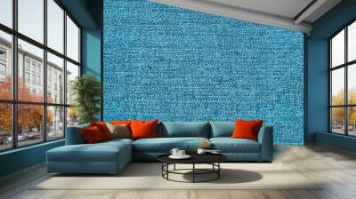 Seamless denim texture Wall mural