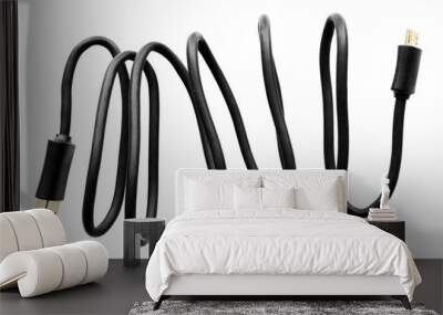 USB cable isolated Wall mural