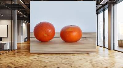 two mandarins Wall mural