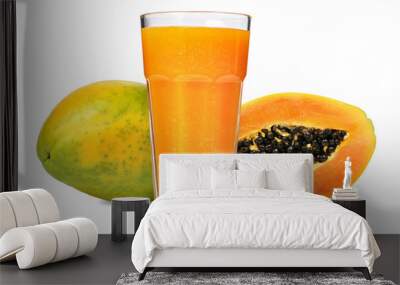 papaya juice Wall mural