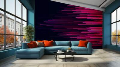 Data connection speed lines technology abstract background Wall mural