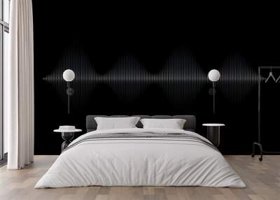 spiral sound wave Wall mural