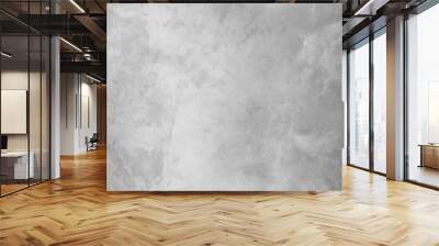 bright gray background with abstract highlight corner and vintage grunge background texture Wall mural