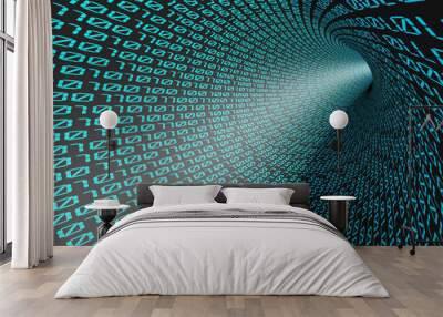 binary Wall mural