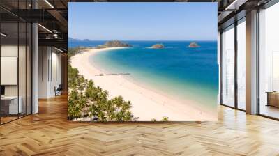 Tropical white sand beach.Tropical Islands El Nido,Palawan,Philippines Wall mural