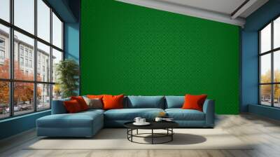 green geometric pattern Wall mural