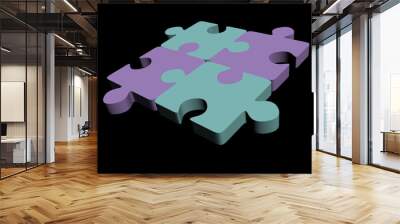 puzzle Wall mural