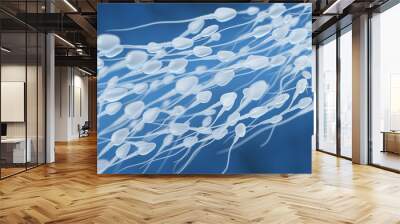 Human sperm flow Wall mural