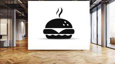 Fast food icon, vector. Wall mural