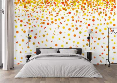 abstract confetti backkground Wall mural