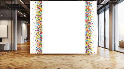 Confetti frame Wall mural