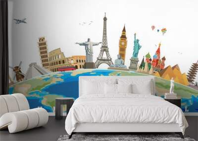 world culture tourism travel historical monuments Wall mural