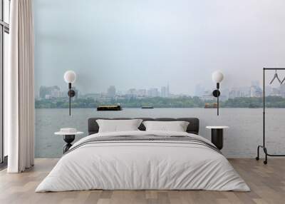 China, Hangzhou, Xihu Lake, famous freshwater lake
 Wall mural