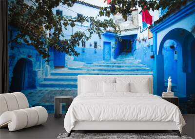 Chefchaouen blue city of Morocco Wall mural