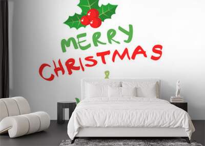 merry christmas-48 Wall mural