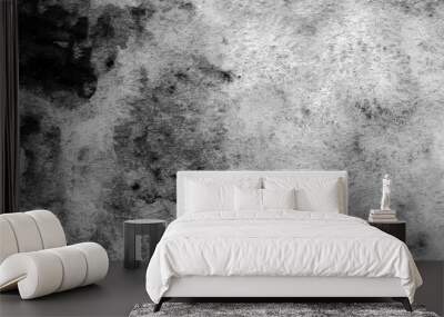 Black and white watercolor texture Wall mural