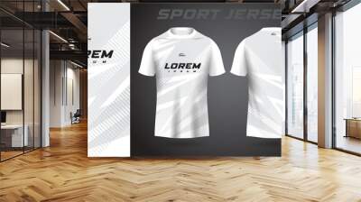 white shirt sport jersey design Wall mural