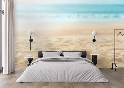 beautiful sand beach Wall mural