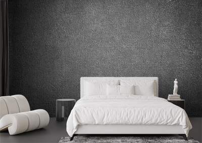 Black wallpaper texture, abstract background. Wall mural