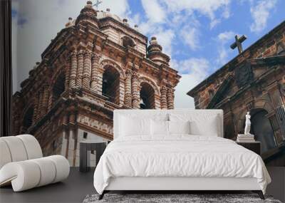 beauty of ancient old church architecture Wall mural