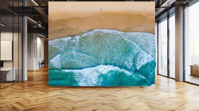 Coastline Beach Aerial  Wall mural