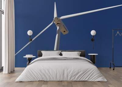 Windmill for electric power production, 3d illustration Wall mural