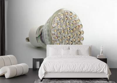 isolated led light bulb 2 Wall mural