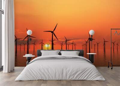 wind farm Wall mural