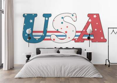 USA 1776 Independence Day, This Vintage patriotic design can be print on T-Shirt, Mug, sticker and so many apparel clothing Items.  Wall mural