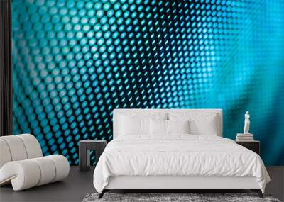 CloseUp LED blurred screen. LED soft focus background. abstract background ideal for design. Wall mural