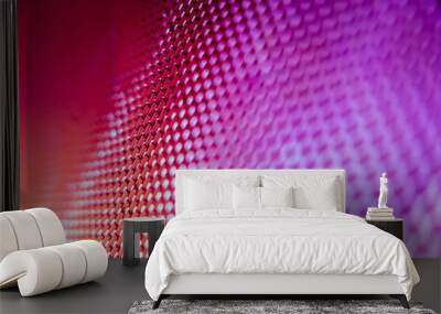 CloseUp LED blurred screen. LED soft focus background. abstract background ideal for design. Wall mural