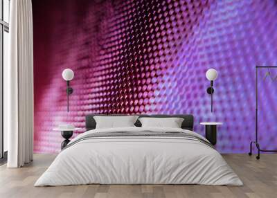 CloseUp LED blurred screen. LED soft focus background. abstract background ideal for design. Wall mural